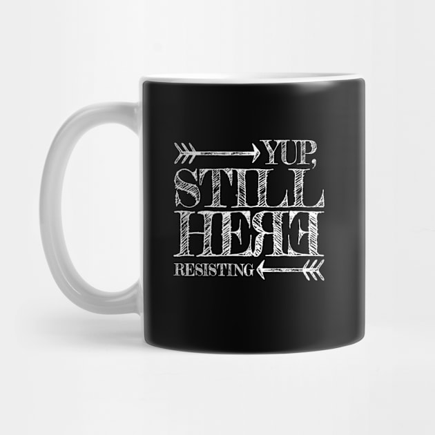 Yup, still here RESISTING by directdesign